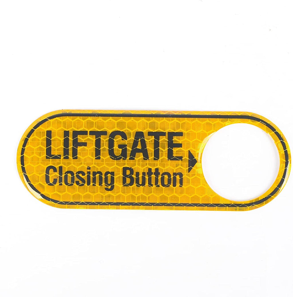 Tesla Model S, 3, X, Y Tailgate Trunk Warning, Reminder Sticker, ABS Reflector