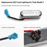 Tesla Model Y Rear Trunk Luggage Light, Super-Bright 8 LED Replacement, 2020-2022