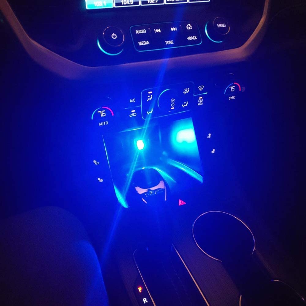 Smart Car Fortwo Interior Atmosphere USB LED Mini Night Lights, Many Colors, 2-Pack