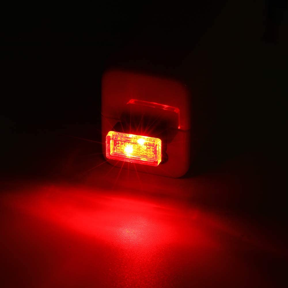 Tesla Model S, 3, X, Interior Atmosphere USB LED Mini Night Lights, Many Colors, 2-Pack