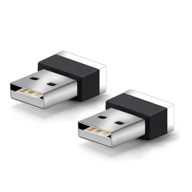 Smart Car Fortwo Interior Atmosphere USB LED Mini Night Lights, Many Colors, 2-Pack