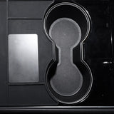 Tesla Model 3, Y Center Console Key Card Holder Mat, Silicone, Black