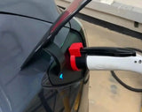 Tesla Model 3, Y J1772 Charging Lock Adapter, Black or Red