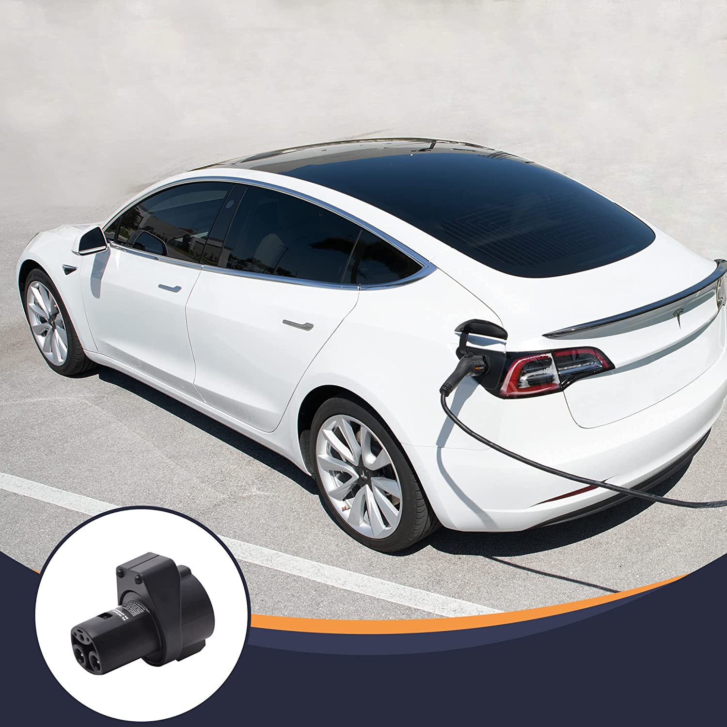 Tesla Model 3, Y Charger Lock for J1772 Adapter, 2-Pack

