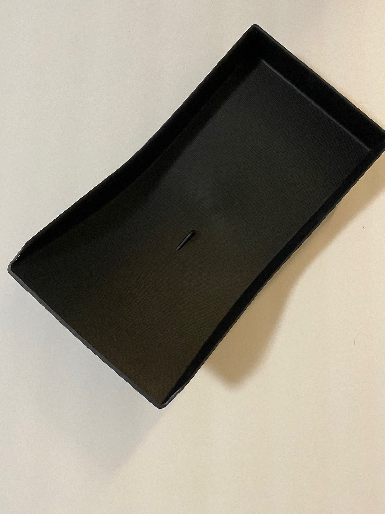 Tesla Model 3, Y Lower Rear Armrest Console Tray Organizer, Black, 2021-2023