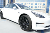 Tesla Model 3, Y, Wheel Lug Nut Cover Cap Set, Matte Black, 2017-2023