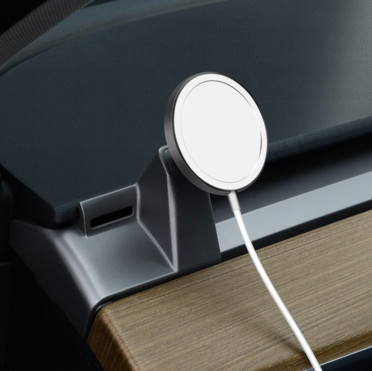 Tesla Model 3, Y, Wireless Dash Cell Phone / Charger Mount, iPhone 12
