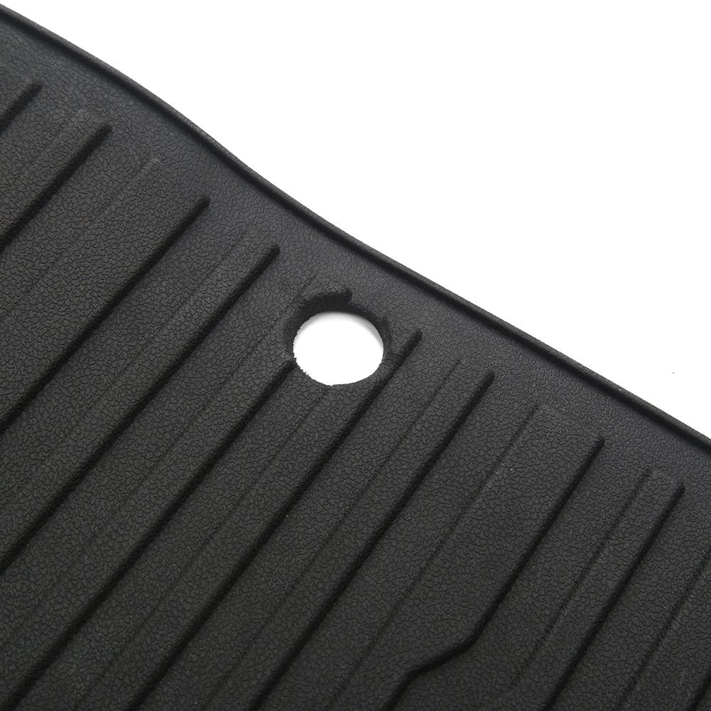 Tesla Model Y Tailgate Trunk Lid Protection Mat, Black TPE, Custom Fit, 2020-2024