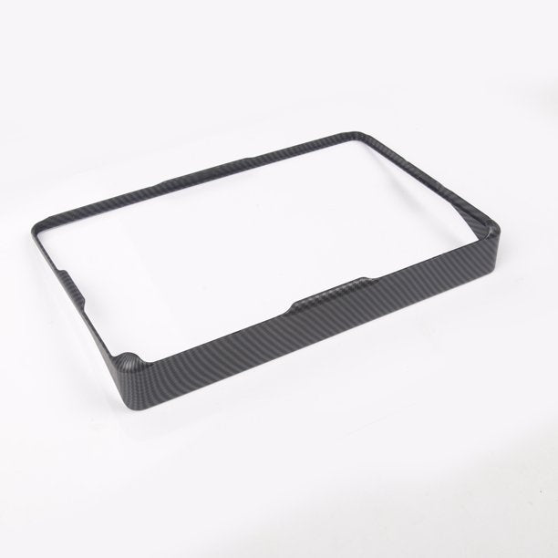 Tesla Model 3, Y, Center Screen Shade Visor Canopy Cover, Matte Carbon Fiber