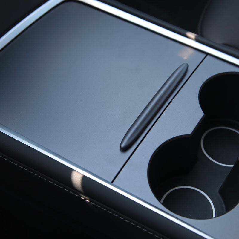Tesla Model 3, Y, Center Console Slide Button Cover, Matte Gray