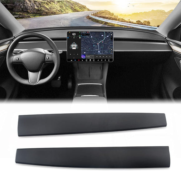 Tesla Model 3, Y Dashboard Cap Cover, ABS, Matte Black, 2017-2022