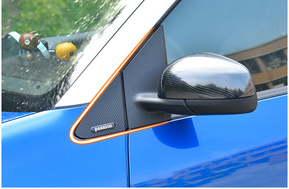 Smart Car Fortwo 453 Outer Mirror Pillar Vinyl Wraps, Many Colors, 2015-2021