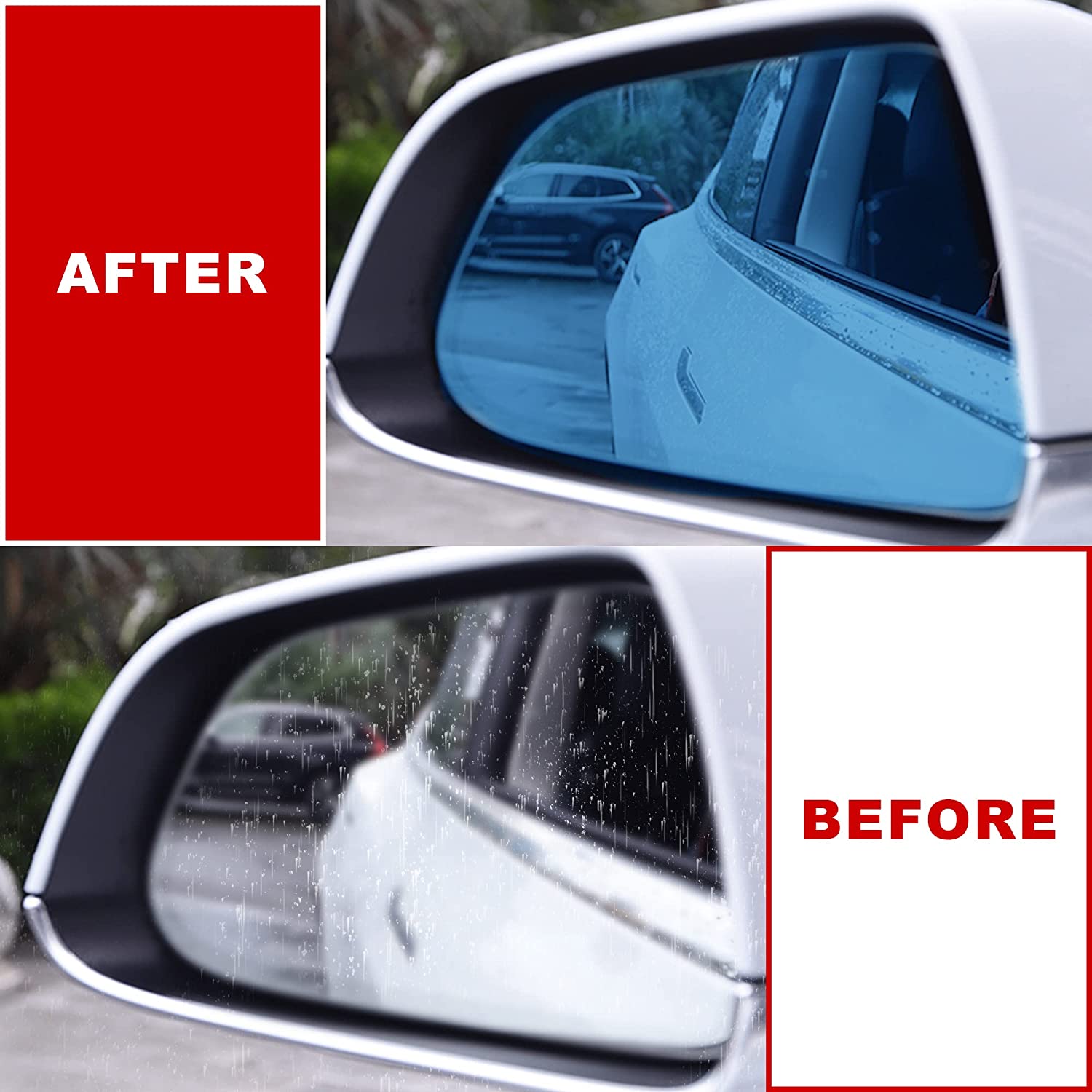 Tesla Model Y Side Mirror Blue Glass Lens, Anti-Glare Panoramic Blue Glass, Heat Defogging, 2020-22