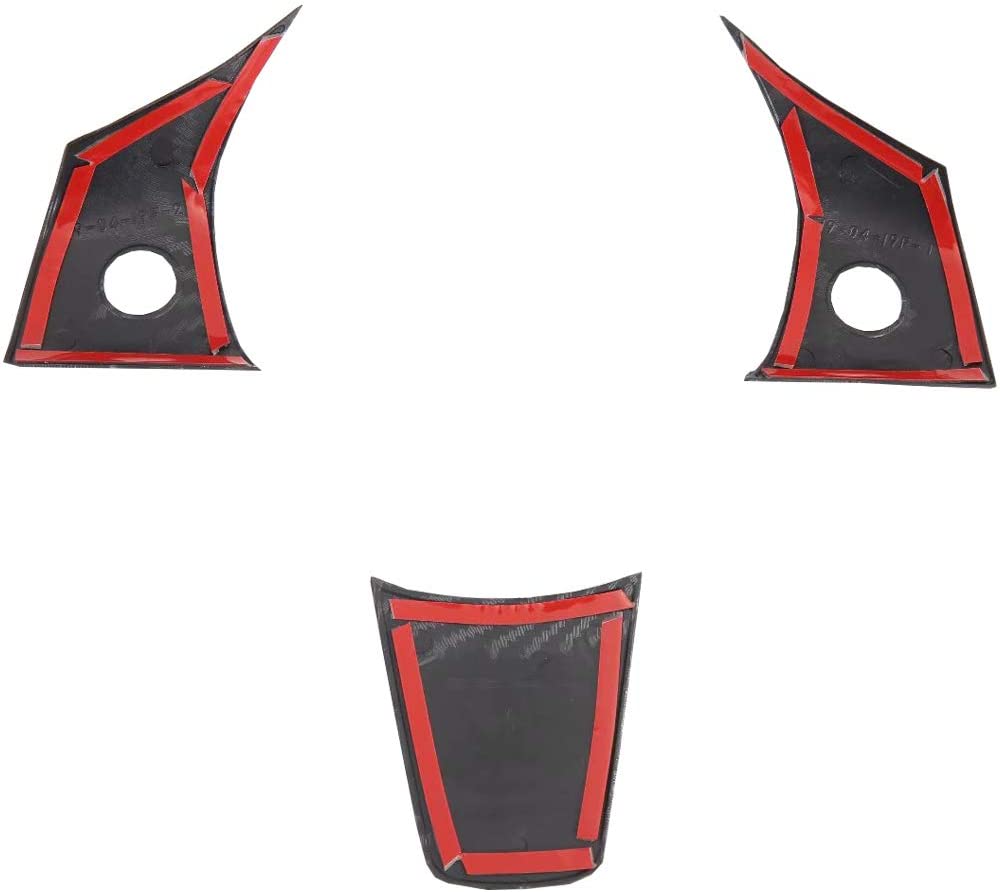 Tesla Model 3, Y, Glossy Carbon Fiber Steering Wheel Trim