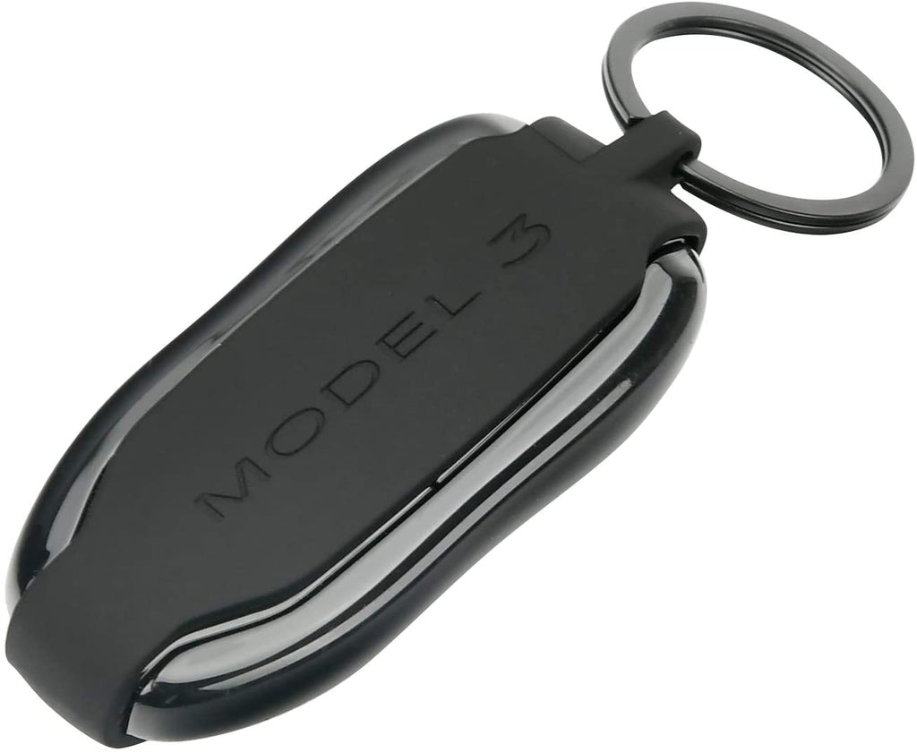 Tesla Model 3 Key Fob Cover Shell Protector Case Holder, Black, 2017-2026