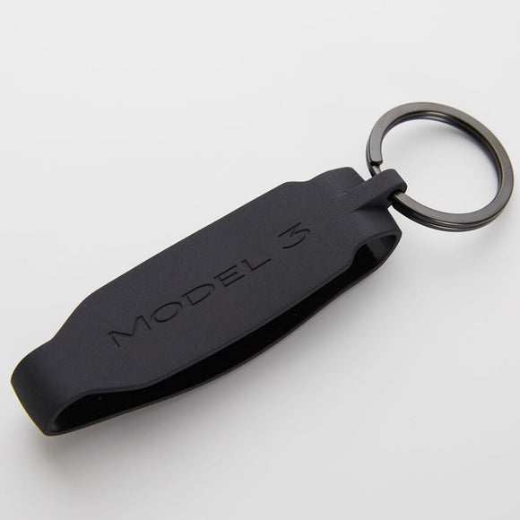 Tesla Model 3 Key Fob Cover Shell Protector Case Holder, Black, 2017-2023