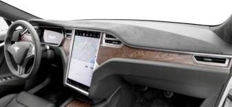 Tesla Model S Dash Cover Mat,DashSuede , 2012-2018