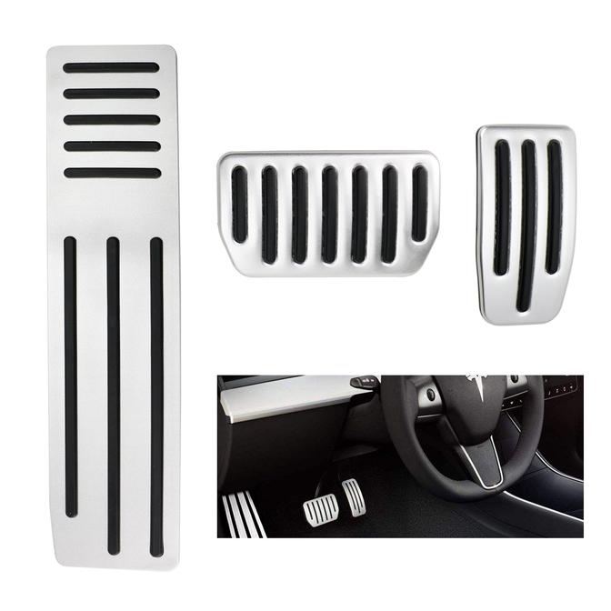 Tesla Model S, X, Performance Pedal Pad Covers, Non-Slip