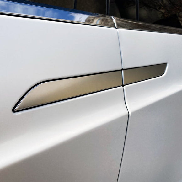 Tesla Model X Door Handle Protection Clear Decal Wrap, 4pc Set