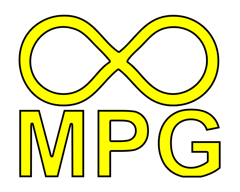 MPG Infiniti Vinyl Decal, Many Colors