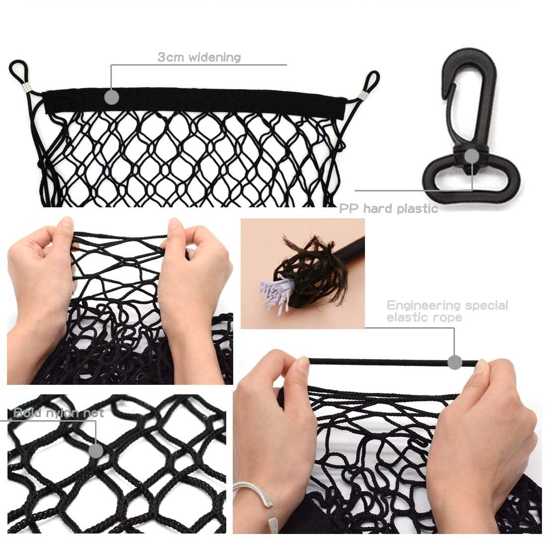 Tesla Model S, 3, X, Y Trunk Cargo Net (Envelope Style)