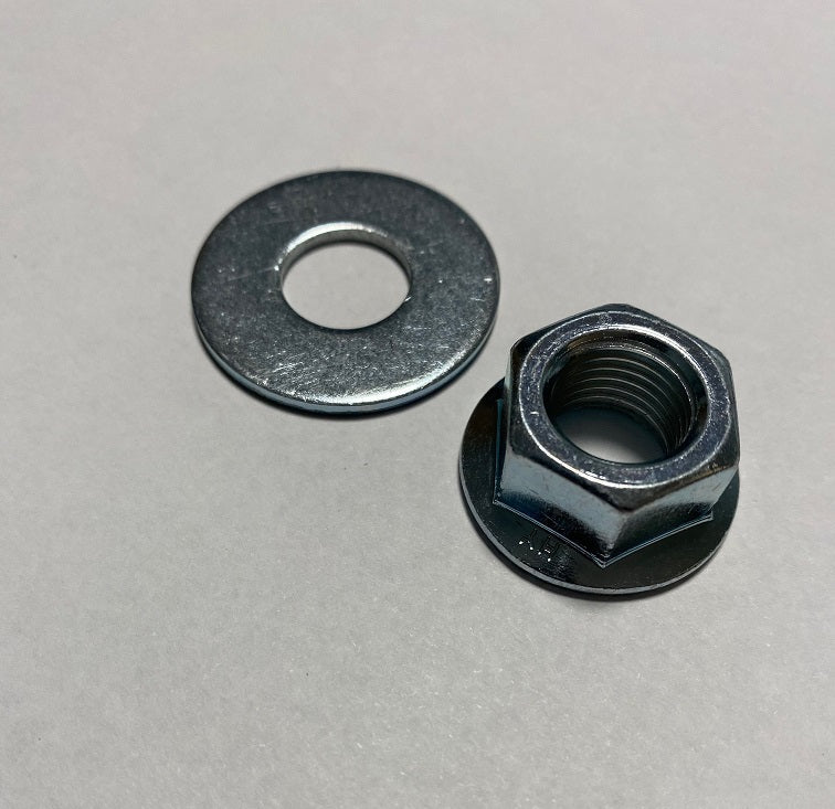 Tesla Model X Front Link, Lower Rearward Control Arm Nut & Washer, 2016-2021