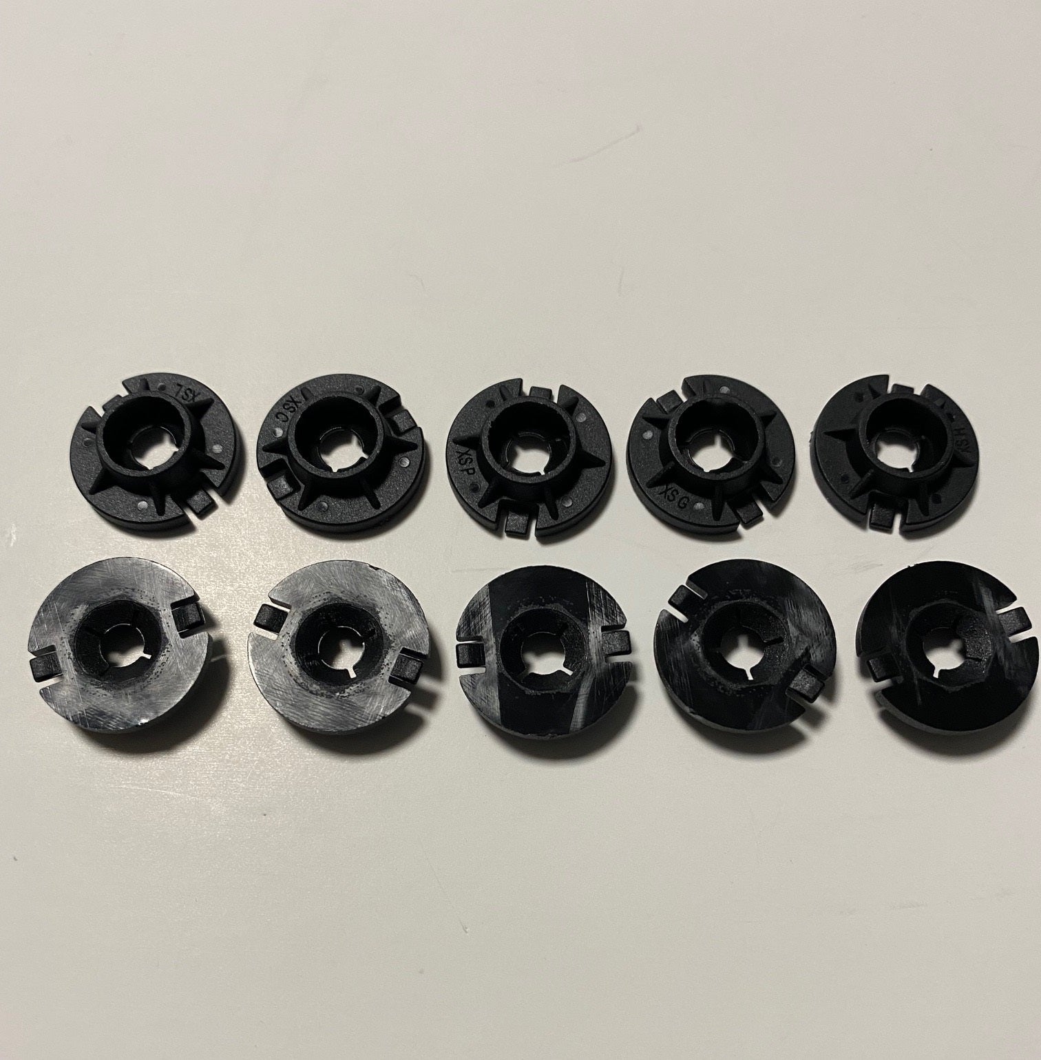 Tesla Model Y Front Dash Noise Absorber Push Nut Clips, Pack of 10, 2020-2022