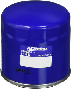 Chevy Volt AC Delco PF65 Professional Engine Oil Filter, 2011-2015