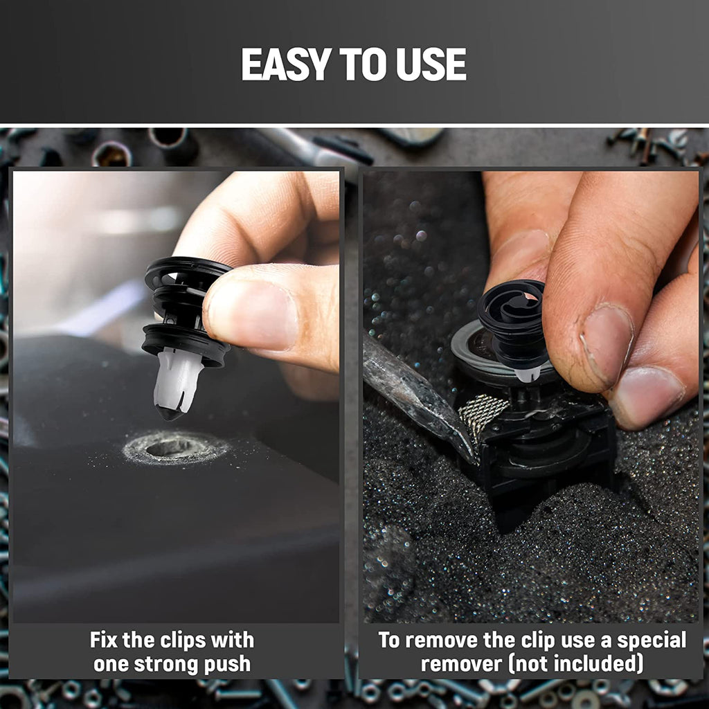 Tesla Model 3 Door Panel Trim Retainer Clips, Front or Rear, Pack of 10, 2017-2022