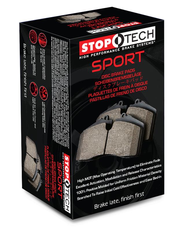 Tesla Model X StopTech Performance Sport Front Brake Pads, 2017-2020