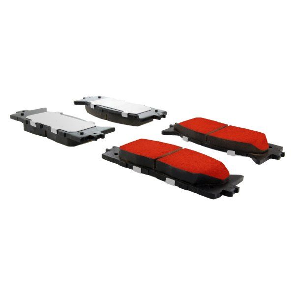 Fiat 500E Posi Quiet PRO Rear Disc Brake Pads with Hardware, 2009-2019