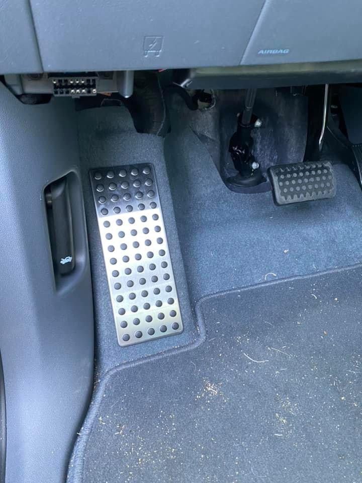 Chevy Bolt EV Dead Pedal, Footrest, Stainless Steel, 2017-2021