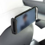 Tesla Model 3, Y Rear Back Seat Cell Phone Holder iPad Mount Bracket, Black