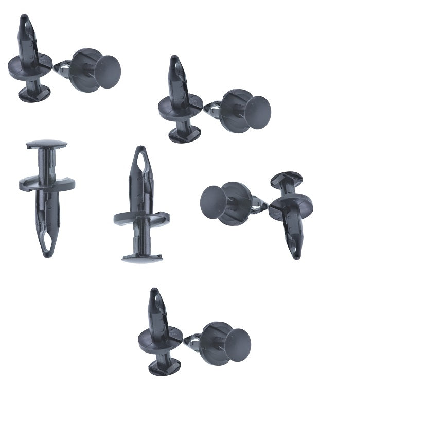 Tesla Model 3, Y Instrument Panel, Glove Box Push Rivet Trim Clips, 2017-2023