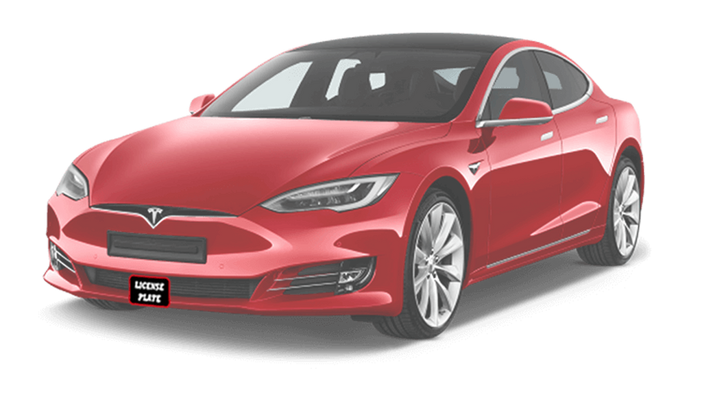 Tesla Model S Plaid Quick-Release Front License Plate Bracket, 2021-2025