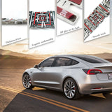 Tesla Model S, 3, X, Y Plaid Badge Car 3D Logo, Metal, Spaceballs Tribute Emblem