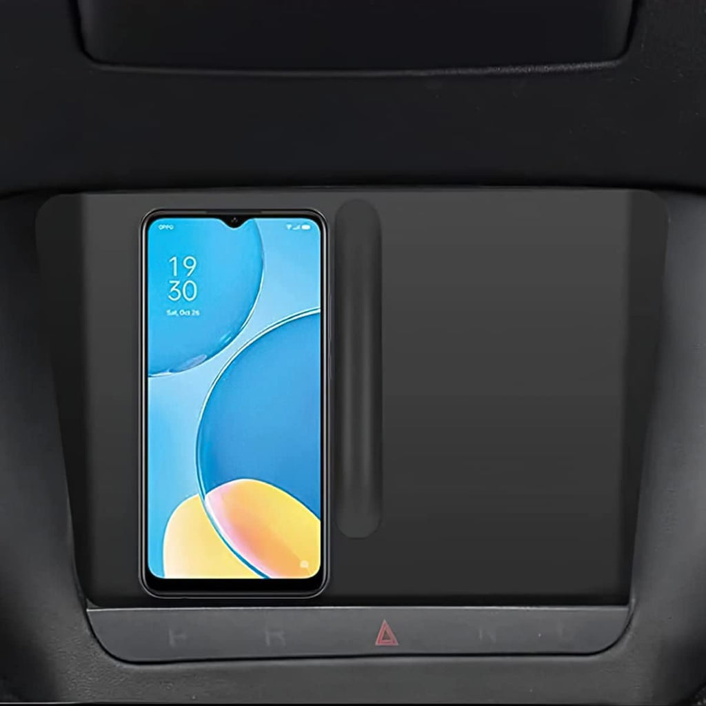 Tesla Model S, X Plaid Center Console Silicone Charging Pad, Black, 2021-2023