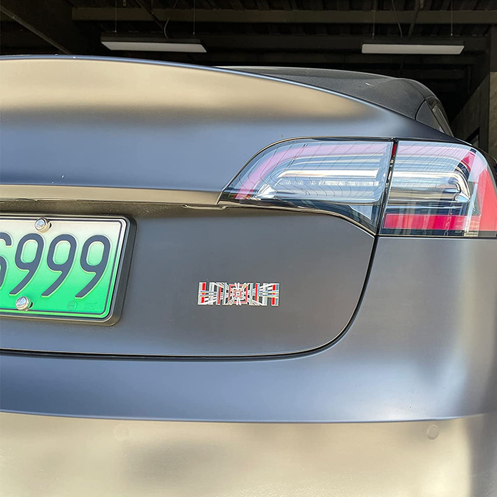 Tesla Model S, 3, X, Y Plaid Badge Car 3D Logo, Metal Emblem