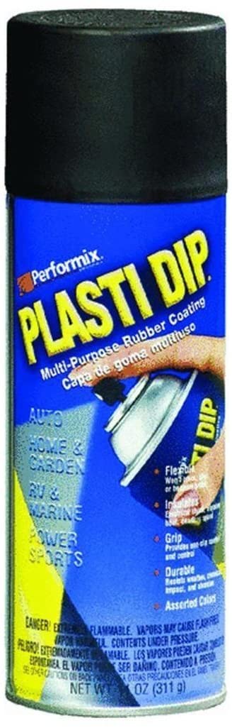 Plasti Dip Matte Black Rubber Coating Spray, 11oz, Chrome Delete