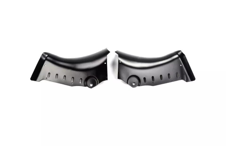 Tesla Model 3 Battery Cooling Line Protection Guards, Coated Steel, Pair, 2017-2022