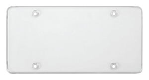 Tesla Model X Clear Unbreakable Flat Shield License Plate Cover