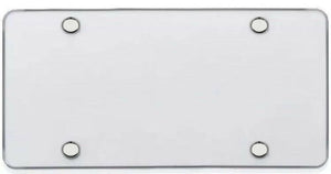 Jaguar I-Pace Clear Unbreakable Flat Shield License Plate Cover