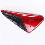 Tesla Model 3, S, X, Y, Factory Color Painted Sunset Red PMMR Turn Signal Side Fender Camera Vent Cover Trim