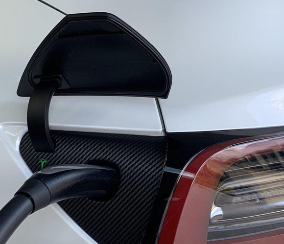 Tesla Model Y Charging Port Wrap, 2020-2021