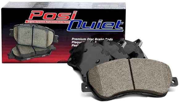 Chevy Volt Posi-Quiet Rear Ceramic Brake Pads with Shims, 2016-2019