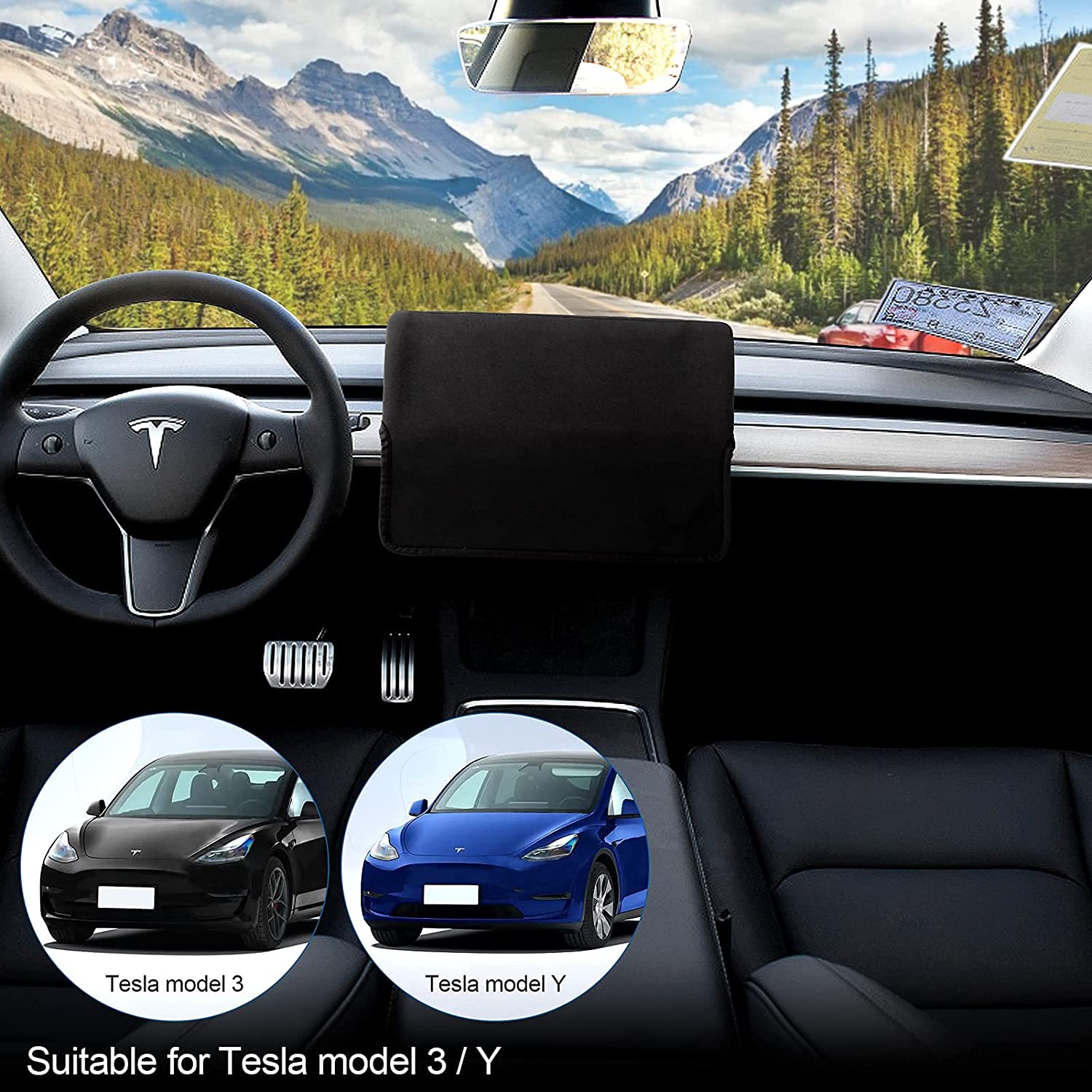 Tesla Model 3, Y Center Screen Protection Kit