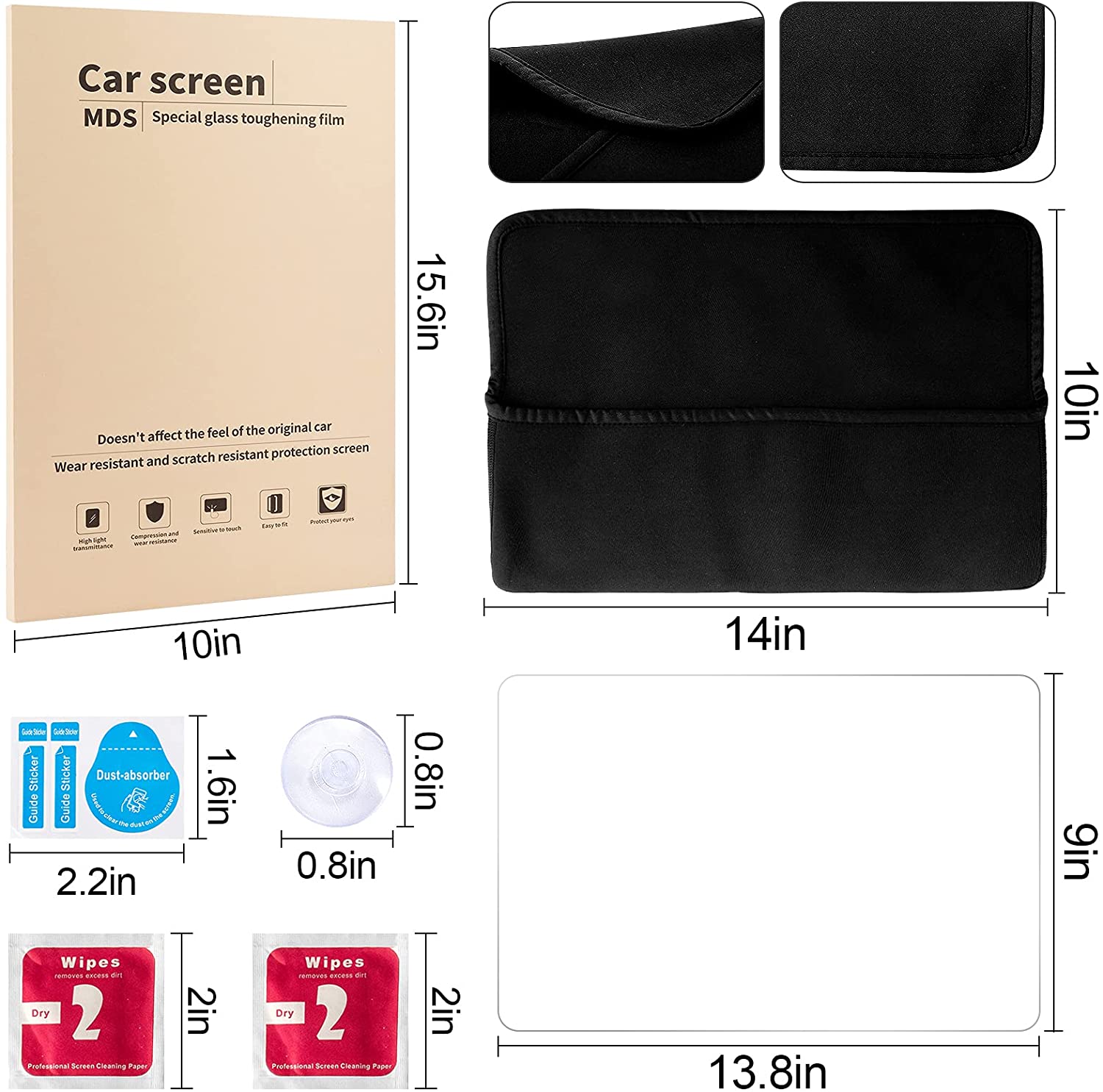 Tesla Model 3, Y Center Screen Protection Kit