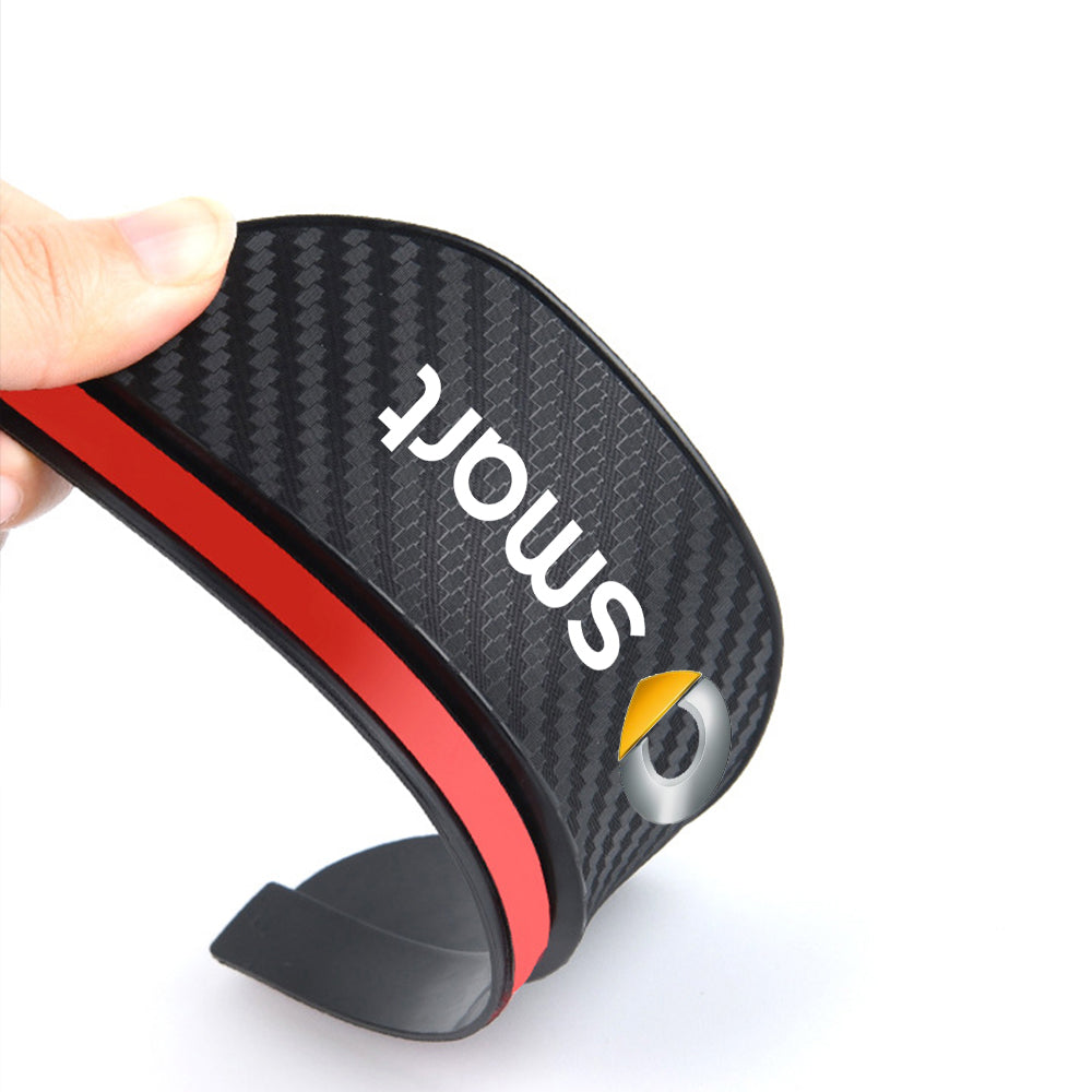 Smart Car Fortwo Side Mirror Rain Covers, Carbon Fiber ABS