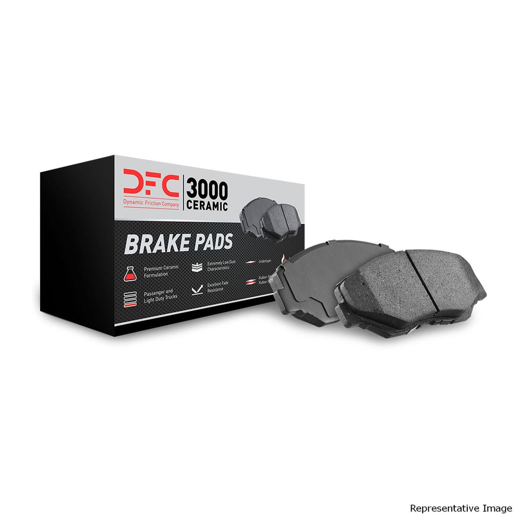 Chevy Bolt EV, EUV DFC 3000 Ceramic Rear Disc Brake Pads, 2017-2023