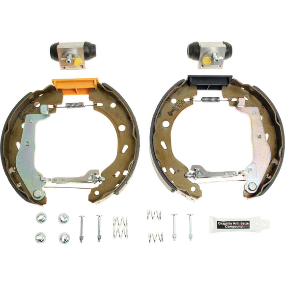 Smart Car Fortwo Rear Drum Brake Kit With Wheel Cylinders, 2008-2015